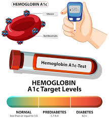 Blood sample being taken for HbA1c glycated haemoglobin test — 3-month average blood sugar for diabetes monitoring